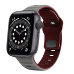 波浪紋理反扣矽膠錶帶，適用於 Apple Watch Series 6 40mm，適用於 Apple Watch Series 6 44mm，適用於 Apple Watch Series 5 44mm，適用於 Apple Watch Series 5 40mm