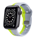 波浪紋理反扣矽膠錶帶，適用於 Apple Watch Series 6 40mm，適用於 Apple Watch Series 6 44mm，適用於 Apple Watch Series 5 44mm，適用於 Apple Watch Series 5 40mm