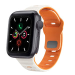 波浪紋理反扣矽膠錶帶，適用於 Apple Watch Series 6 40mm，適用於 Apple Watch Series 6 44mm，適用於 Apple Watch Series 5 44mm，適用於 Apple Watch Series 5 40mm