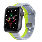 波浪紋理反扣矽膠錶帶，適用於 Apple Watch Series 6 40mm，適用於 Apple Watch Series 6 44mm，適用於 Apple Watch Series 5 44mm，適用於 Apple Watch Series 5 40mm