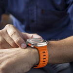 波浪紋理反扣矽膠錶帶，適用於 Apple Watch Series 4 44mm，適用於 Apple Watch Series 4 40mm，適用於 Apple Watch Series 3 38mm，適用於 Apple Watch Series 3 42mm