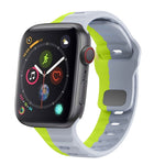 波浪紋理反扣矽膠錶帶，適用於 Apple Watch Series 4 44mm，適用於 Apple Watch Series 4 40mm，適用於 Apple Watch Series 3 38mm，適用於 Apple Watch Series 3 42mm