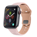 波浪紋理反扣矽膠錶帶，適用於 Apple Watch Series 4 44mm，適用於 Apple Watch Series 4 40mm，適用於 Apple Watch Series 3 38mm，適用於 Apple Watch Series 3 42mm