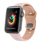 波浪紋理反扣矽膠錶帶，適用於 Apple Watch Series 4 44mm，適用於 Apple Watch Series 4 40mm，適用於 Apple Watch Series 3 38mm，適用於 Apple Watch Series 3 42mm