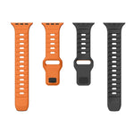 波浪紋理反扣矽膠錶帶，適用於 Apple Watch Series 2 42mm，適用於 Apple Watch Series 2 38mm，適用於 Apple Watch 42mm，適用於 Apple Watch 38mm