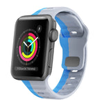 波浪紋理反扣矽膠錶帶，適用於 Apple Watch Series 2 42mm，適用於 Apple Watch Series 2 38mm，適用於 Apple Watch 42mm，適用於 Apple Watch 38mm