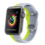 波浪紋理反扣矽膠錶帶，適用於 Apple Watch Series 2 42mm，適用於 Apple Watch Series 2 38mm，適用於 Apple Watch 42mm，適用於 Apple Watch 38mm