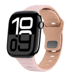 波浪紋理反扣矽膠錶帶，適用於 Apple Watch Series 10 46mm，適用於 Apple Watch Series 10 42mm，適用於 Apple Watch SE 2023 44mm，適用於 Apple Watch SE 2023 40mm