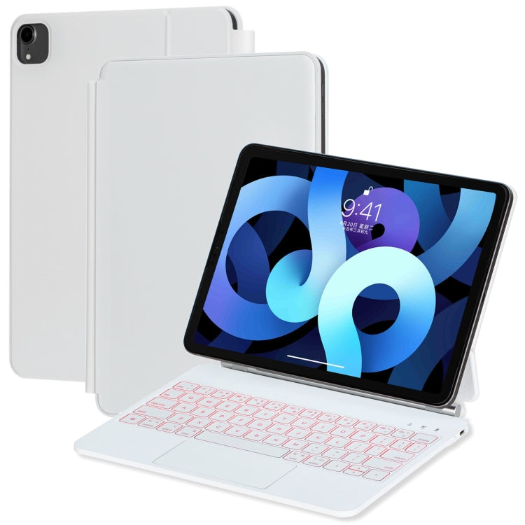 觸控板藍牙鍵盤皮革平板保護套，適用於 iPad Air 11 2025 / 2024 / Pro 11 2022