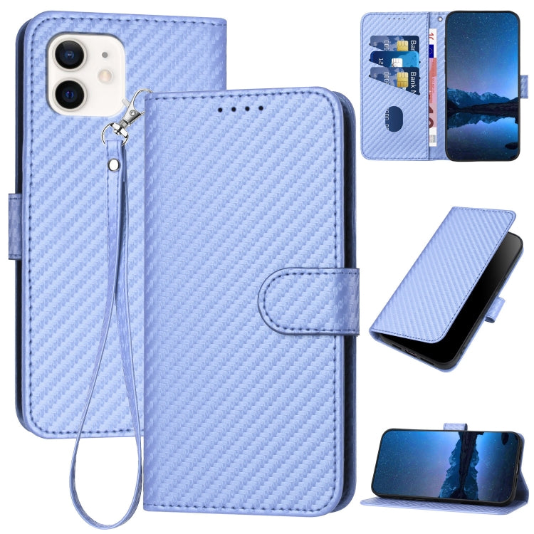 YX0070 碳纖維扣皮革手機殼附掛繩，適用於 iPhone 12 mini，適用於 iPhone 11 Pro Max，適用於 iPhone 11，適用於 iPhone 11 Pro，適用於 iPhone X / XS，適用於 iPhone XR