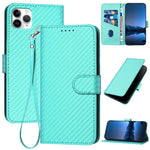 YX0070 碳纖維扣皮革手機殼附掛繩，適用於 iPhone 12 mini，適用於 iPhone 11 Pro Max，適用於 iPhone 11，適用於 iPhone 11 Pro，適用於 iPhone X / XS，適用於 iPhone XR
