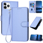 YX0070 碳纖維扣皮革手機殼附掛繩，適用於 iPhone 12 mini，適用於 iPhone 11 Pro Max，適用於 iPhone 11，適用於 iPhone 11 Pro，適用於 iPhone X / XS，適用於 iPhone XR
