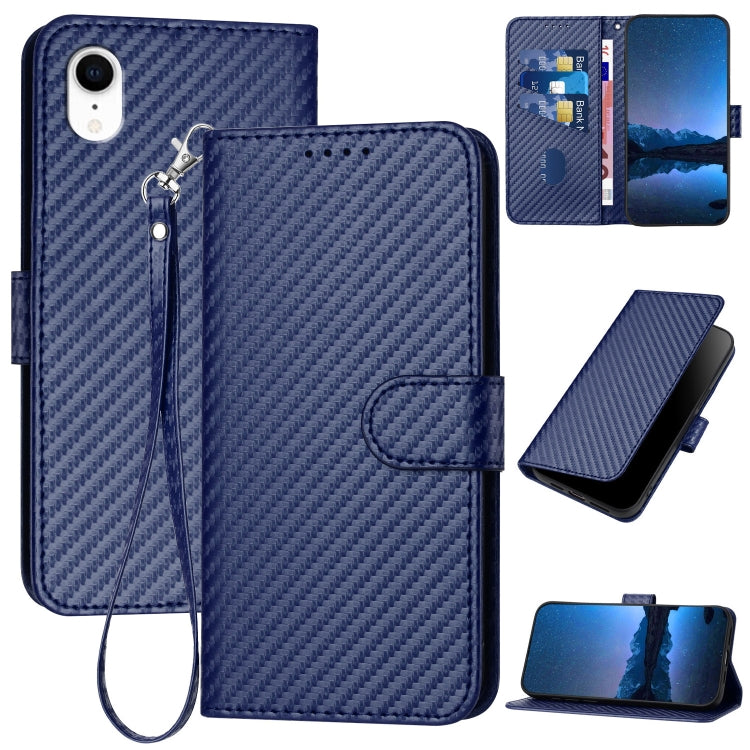 YX0070 碳纖維扣皮革手機殼附掛繩，適用於 iPhone 12 mini，適用於 iPhone 11 Pro Max，適用於 iPhone 11，適用於 iPhone 11 Pro，適用於 iPhone X / XS，適用於 iPhone XR