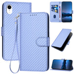 YX0070 碳纖維扣皮革手機殼附掛繩，適用於 iPhone 12 mini，適用於 iPhone 11 Pro Max，適用於 iPhone 11，適用於 iPhone 11 Pro，適用於 iPhone X / XS，適用於 iPhone XR