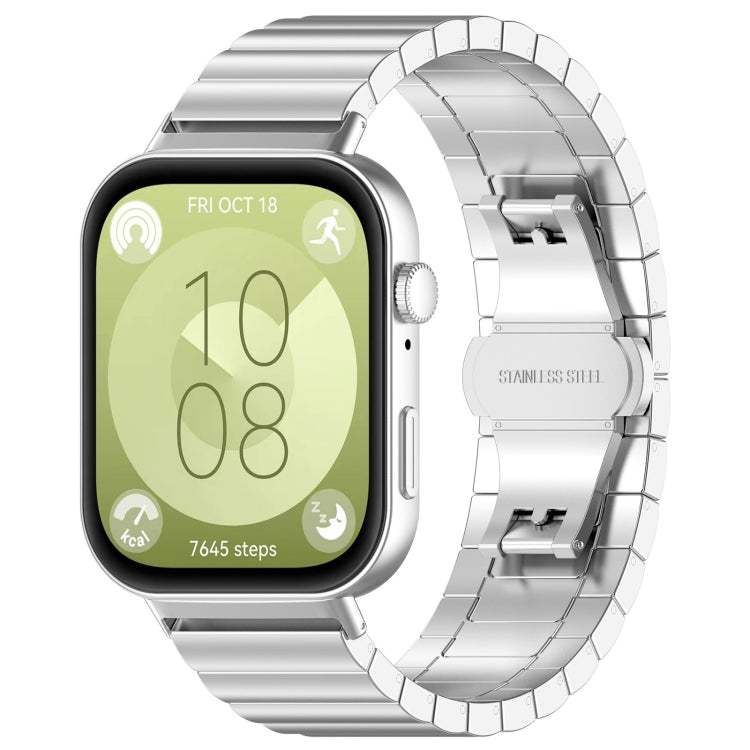 One Bead Stainless Steel Watch Band, For Huawei Watch Fit 5 / Fit 5 Pro / Fit 4 / Fit 3
