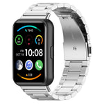 Three Bead Stainless Steel Metal Watch Band, For Huawei Watch Fit 5 / Fit 5 Pro / Fit 4 / Fit 3