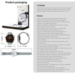WS-26 1.52 吋 IP67 運動智慧手錶 支援藍牙通話 / 睡眠 / 血氧 / 心率 / 血壓健康監測，矽膠錶帶，鋼錶帶，皮革錶帶