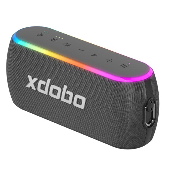 Xdobo X8 III BT5.3 IPX7 無線揚聲器帶 RGB 燈，支持藍牙/TF 卡/USB/AUX，X8 III