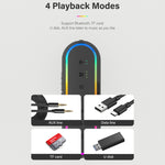 Xdobo X8 III BT5.3 IPX7 無線揚聲器帶 RGB 燈，支持藍牙/TF 卡/USB/AUX，X8 III