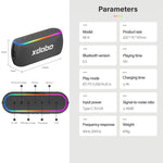 Xdobo X8 III BT5.3 IPX7 無線揚聲器帶 RGB 燈，支持藍牙/TF 卡/USB/AUX，X8 III