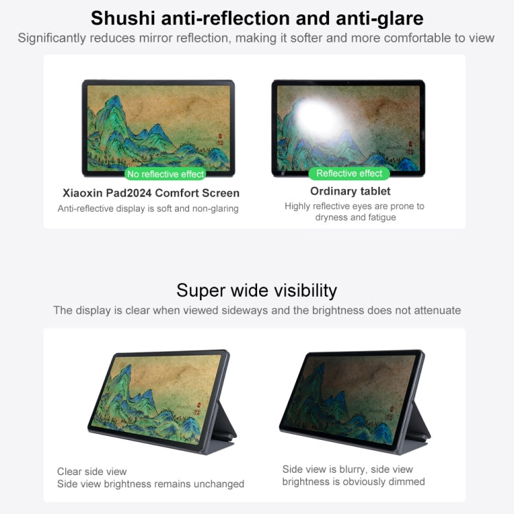 Lenovo 小新 Pad 2024 紙感螢幕學習版 11 吋 WiFi 平板，Android 13，高通 Snapdragon 685 八核心，支援臉部識別，學習版