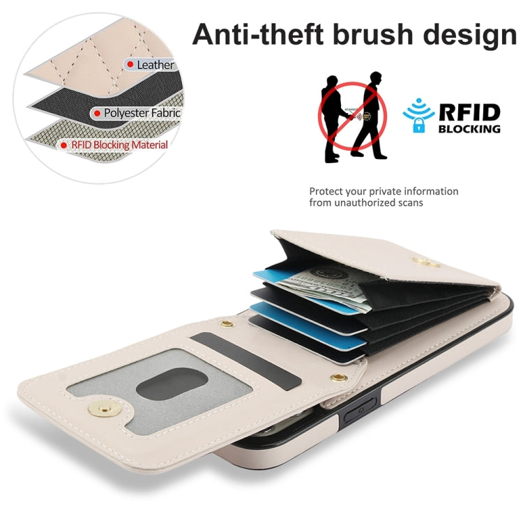 YM015 斜背菱形卡包 RFID 手機殼，適用於 iPhone 14 Pro Max、iPhone 13 Pro Max、iPhone 13 Pro、iPhone 13、iPhone 12 / 12 Pro、iPhone 12 Pro Max、iPhone 11 Pro Max、iPhone 11