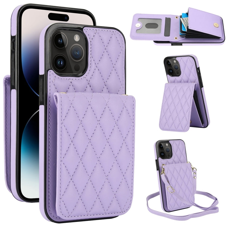 YM015 斜背菱形卡包 RFID 手機殼，適用於 iPhone 14 Pro Max、iPhone 13 Pro Max、iPhone 13 Pro、iPhone 13、iPhone 12 / 12 Pro、iPhone 12 Pro Max、iPhone 11 Pro Max、iPhone 11