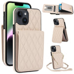 YM015 斜背菱形卡包 RFID 手機殼，適用於 iPhone 14 Pro Max、iPhone 13 Pro Max、iPhone 13 Pro、iPhone 13、iPhone 12 / 12 Pro、iPhone 12 Pro Max、iPhone 11 Pro Max、iPhone 11
