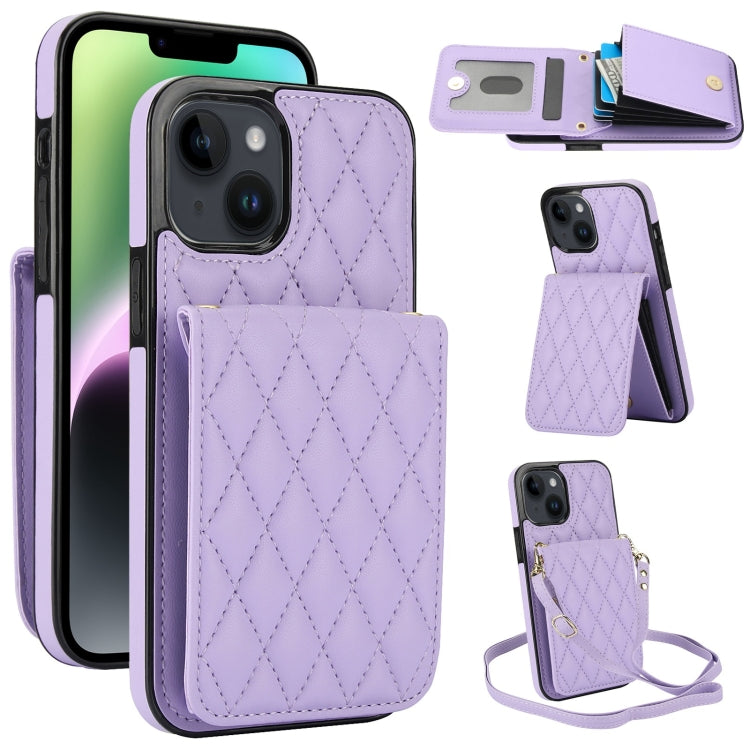 YM015 斜背菱形卡包 RFID 手機殼，適用於 iPhone 14 Pro Max、iPhone 13 Pro Max、iPhone 13 Pro、iPhone 13、iPhone 12 / 12 Pro、iPhone 12 Pro Max、iPhone 11 Pro Max、iPhone 11