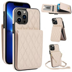 YM015 斜背菱形卡包 RFID 手機殼，適用於 iPhone 14 Pro Max、iPhone 13 Pro Max、iPhone 13 Pro、iPhone 13、iPhone 12 / 12 Pro、iPhone 12 Pro Max、iPhone 11 Pro Max、iPhone 11