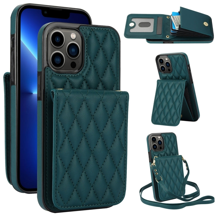 YM015 斜背菱形卡包 RFID 手機殼，適用於 iPhone 14 Pro Max、iPhone 13 Pro Max、iPhone 13 Pro、iPhone 13、iPhone 12 / 12 Pro、iPhone 12 Pro Max、iPhone 11 Pro Max、iPhone 11