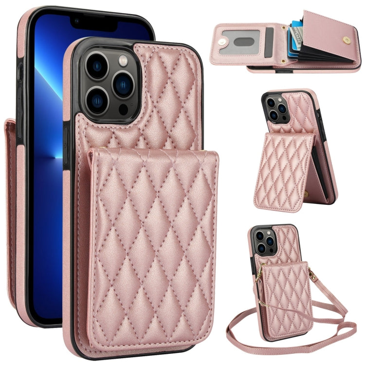 YM015 斜背菱形卡包 RFID 手機殼，適用於 iPhone 14 Pro Max、iPhone 13 Pro Max、iPhone 13 Pro、iPhone 13、iPhone 12 / 12 Pro、iPhone 12 Pro Max、iPhone 11 Pro Max、iPhone 11