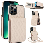 YM015 斜背菱形卡包 RFID 手機殼，適用於 iPhone 14 Pro Max、iPhone 13 Pro Max、iPhone 13 Pro、iPhone 13、iPhone 12 / 12 Pro、iPhone 12 Pro Max、iPhone 11 Pro Max、iPhone 11