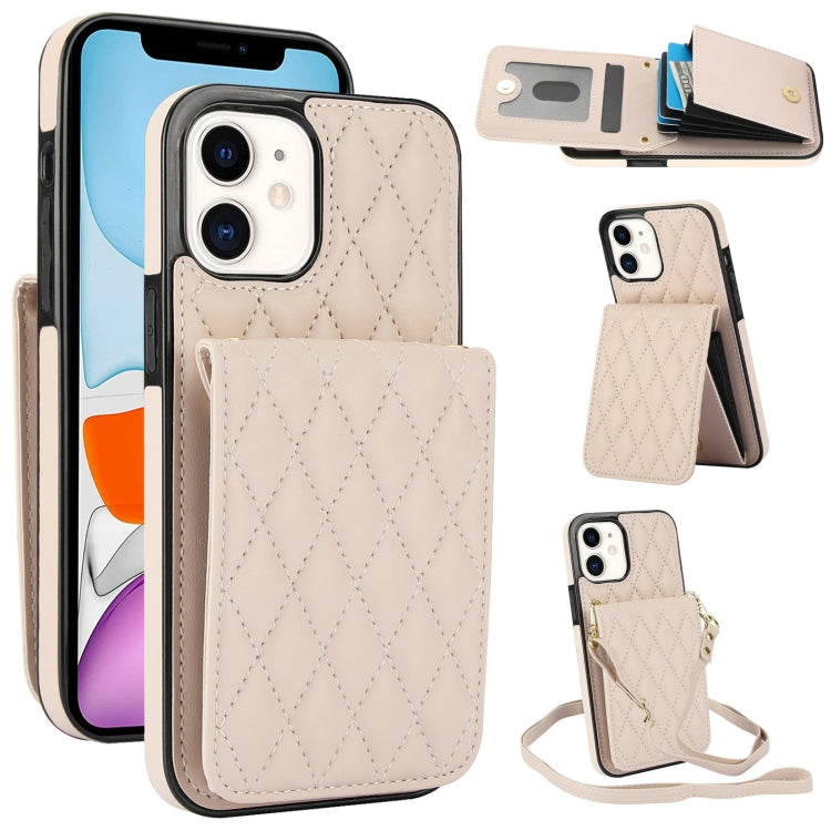 YM015 斜背菱形卡包 RFID 手機殼，適用於 iPhone 14 Pro Max、iPhone 13 Pro Max、iPhone 13 Pro、iPhone 13、iPhone 12 / 12 Pro、iPhone 12 Pro Max、iPhone 11 Pro Max、iPhone 11