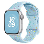 Hole Style Butterfly Buckle Camouflage Silicone Watch Band, For Apple Watch Series 4 44mm, For Apple Watch Series 4 40mm, For Apple Watch Series 3 38mm, For Apple Watch Series 3 42mm