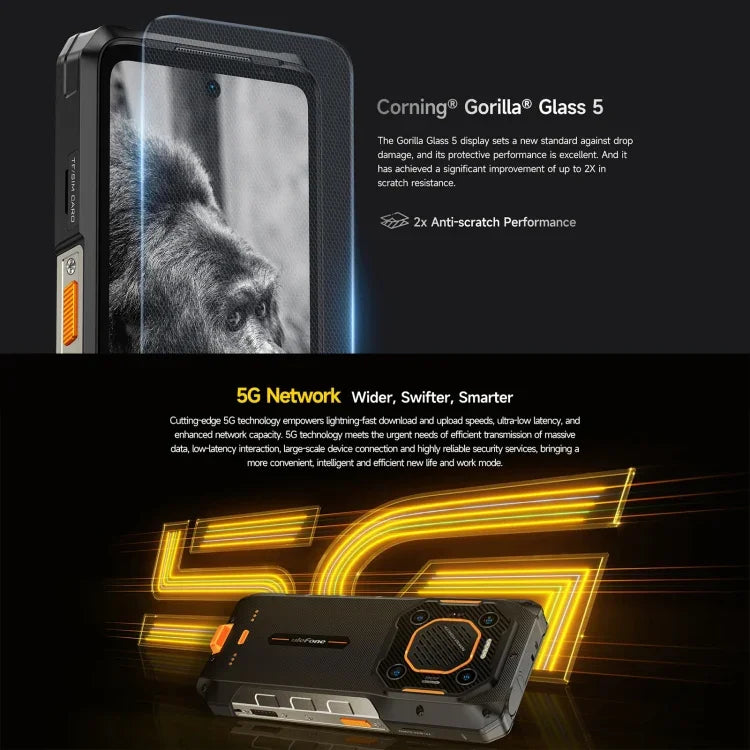 Ulefone Armor 26 Ultra 對講機版耐用手機，6.78 吋 Android 13 MediaTek 天璣 8020 八核心，網絡：5G，NFC，12GB+512GB 對講機版
