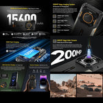Ulefone Armor 26 Ultra 對講機版耐用手機，6.78 吋 Android 13 MediaTek 天璣 8020 八核心，網絡：5G，NFC，12GB+512GB 對講機版