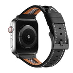 網眼小牛皮真皮錶帶，適用於 Apple Watch 42mm，適用於 Apple Watch 38mm