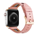 網眼小牛皮真皮錶帶，適用於 Apple Watch 42mm，適用於 Apple Watch 38mm