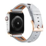 網眼小牛皮真皮錶帶，適用於 Apple Watch 42mm，適用於 Apple Watch 38mm