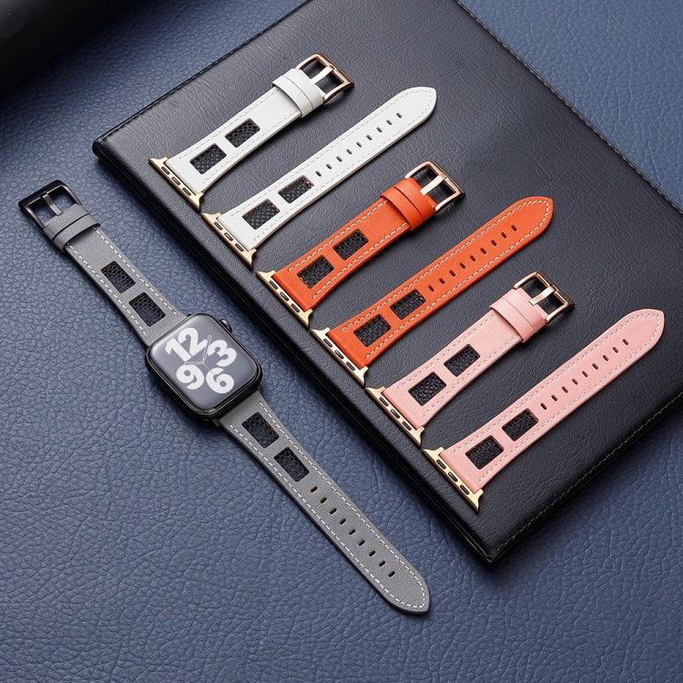 網眼小牛皮真皮錶帶，適用於 Apple Watch 42mm，適用於 Apple Watch 38mm
