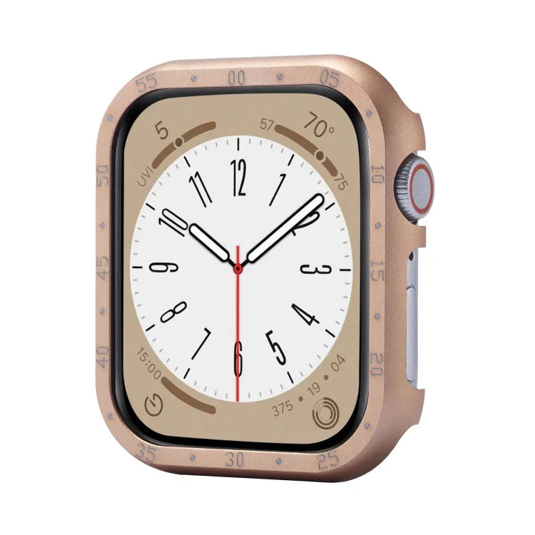 鋁合金錶框保護殼，適用於 Apple Watch Series 6 / 5 / 4 / SE 44mm，適用於 Apple Watch Series 6 / 5 / 4 / SE 40mm，適用於 Apple Watch Series 9 / 8 / 7 45mm，適用於 Apple Watch Series 9 / 8 / 7 41mm，適用於 Apple Watch Series 3 / 2 / 1 38mm