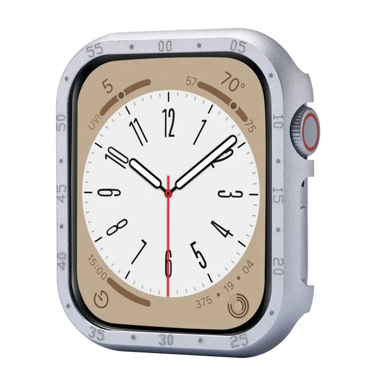 鋁合金錶框保護殼，適用於 Apple Watch Series 6 / 5 / 4 / SE 44mm，適用於 Apple Watch Series 6 / 5 / 4 / SE 40mm，適用於 Apple Watch Series 9 / 8 / 7 45mm，適用於 Apple Watch Series 9 / 8 / 7 41mm，適用於 Apple Watch Series 3 / 2 / 1 38mm