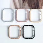 鋁合金錶框保護殼，適用於 Apple Watch Series 6 / 5 / 4 / SE 44mm，適用於 Apple Watch Series 6 / 5 / 4 / SE 40mm，適用於 Apple Watch Series 9 / 8 / 7 45mm，適用於 Apple Watch Series 9 / 8 / 7 41mm，適用於 Apple Watch Series 3 / 2 / 1 38mm