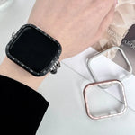 鋁合金錶框保護殼，適用於 Apple Watch Series 6 / 5 / 4 / SE 44mm，適用於 Apple Watch Series 6 / 5 / 4 / SE 40mm，適用於 Apple Watch Series 9 / 8 / 7 45mm，適用於 Apple Watch Series 9 / 8 / 7 41mm，適用於 Apple Watch Series 3 / 2 / 1 38mm