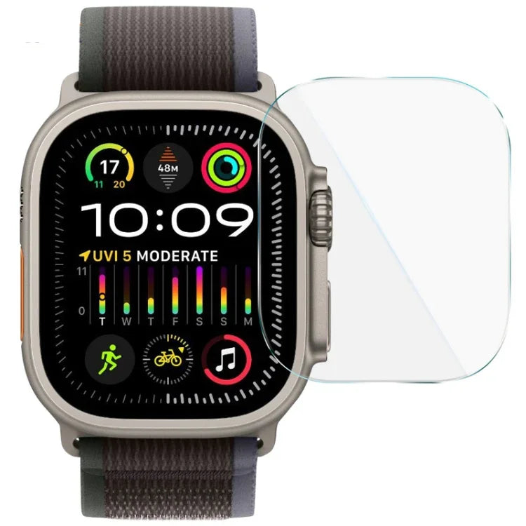 IMAK 強化玻璃錶面保護膜 自帶定位版，適用於 Apple Watch Ultra 1/2/3 49mm