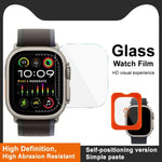 IMAK 強化玻璃錶面保護膜 自帶定位版，適用於 Apple Watch Ultra 1/2/3 49mm
