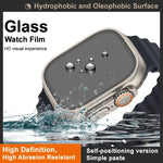 IMAK 強化玻璃錶面保護膜 自帶定位版，適用於 Apple Watch Ultra 1/2/3 49mm