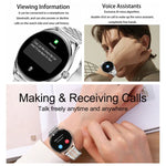MT55 1.43 吋 AMOLED 高清螢幕超薄智慧通話健康手錶，矽膠錶帶