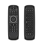 G7V Pro 2.4GHz 飛行空中滑鼠 LED 背光無線鍵盤遙控器，具陀螺儀，適用於 Android TV Box / PC，支援智慧語音